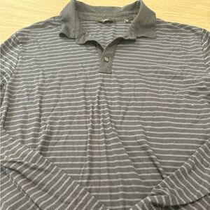 Vince mens xl long sleeve polo